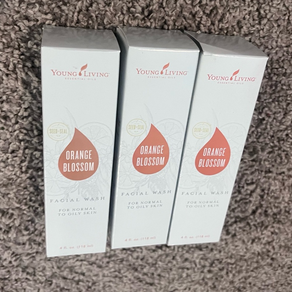 Young living orange blossom facial wash Lot of 3 Brand new